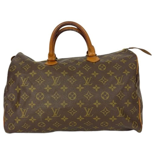 Speedy leather handbag