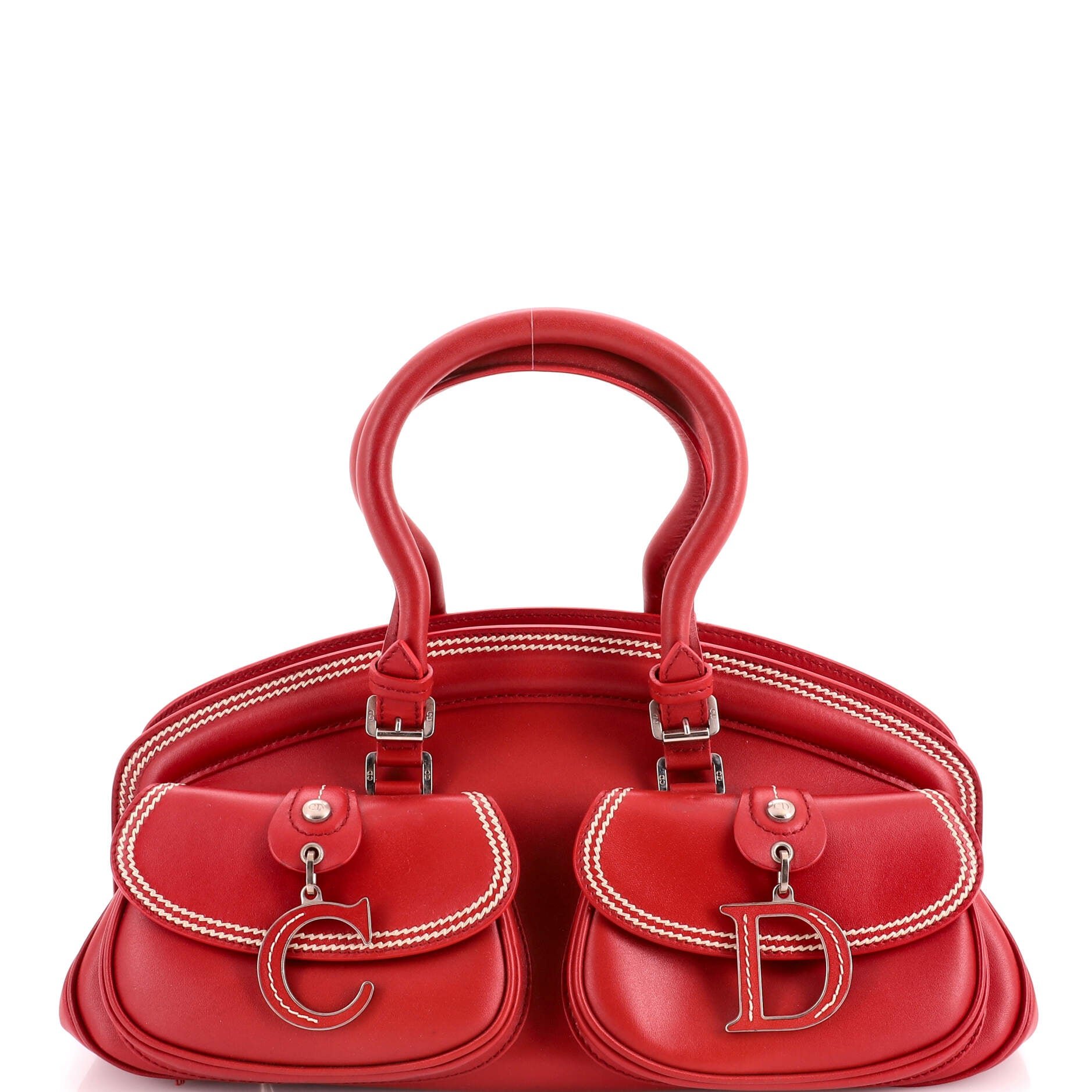 Dior Detective Handle Bag Leather Medium