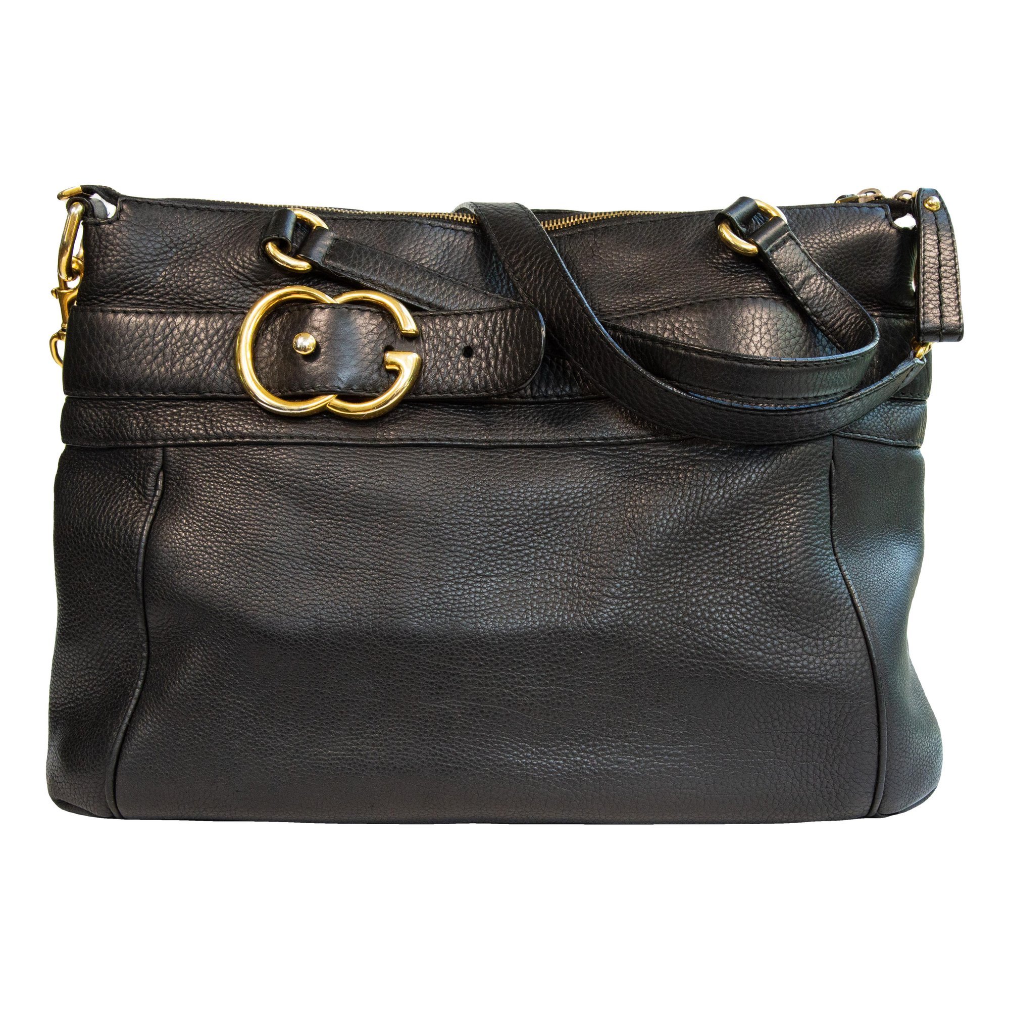 GG Running leather handbag