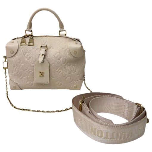 Petite Malle leather handbag