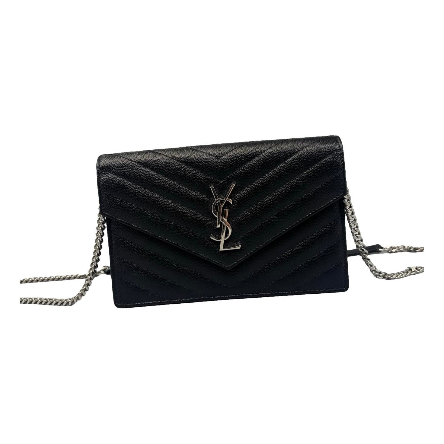 Portefeuille enveloppe leather handbag