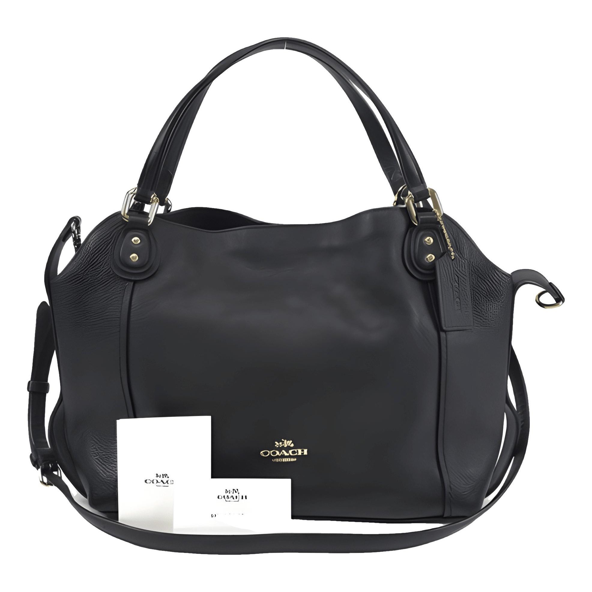 Edie leather handbag
