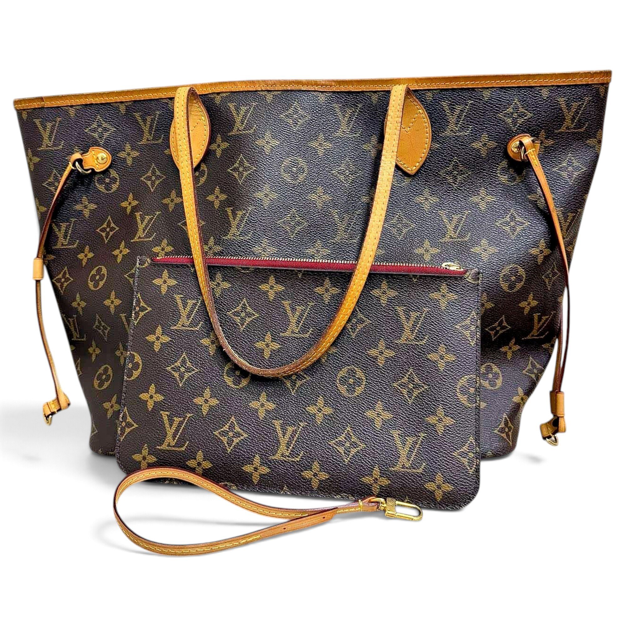 Neverfull leather handbag