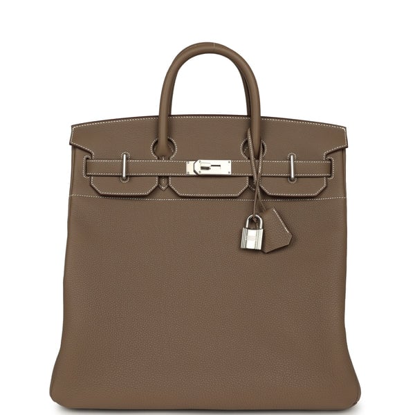 Hermes HAC Birkin 40 Etoupe Togo Palladium Hardware