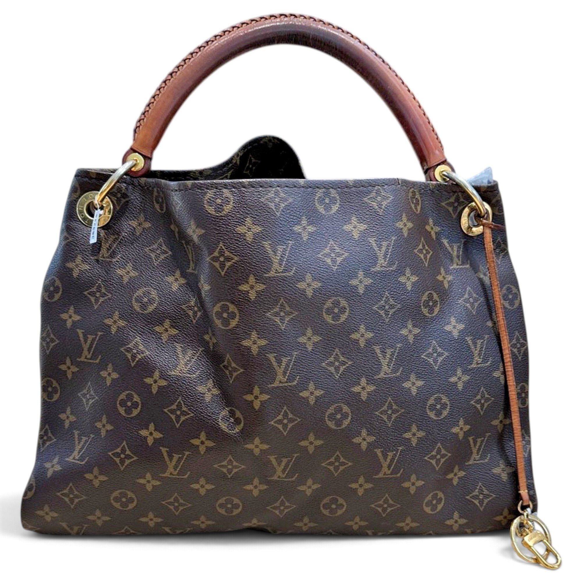 Graceful leather handbag