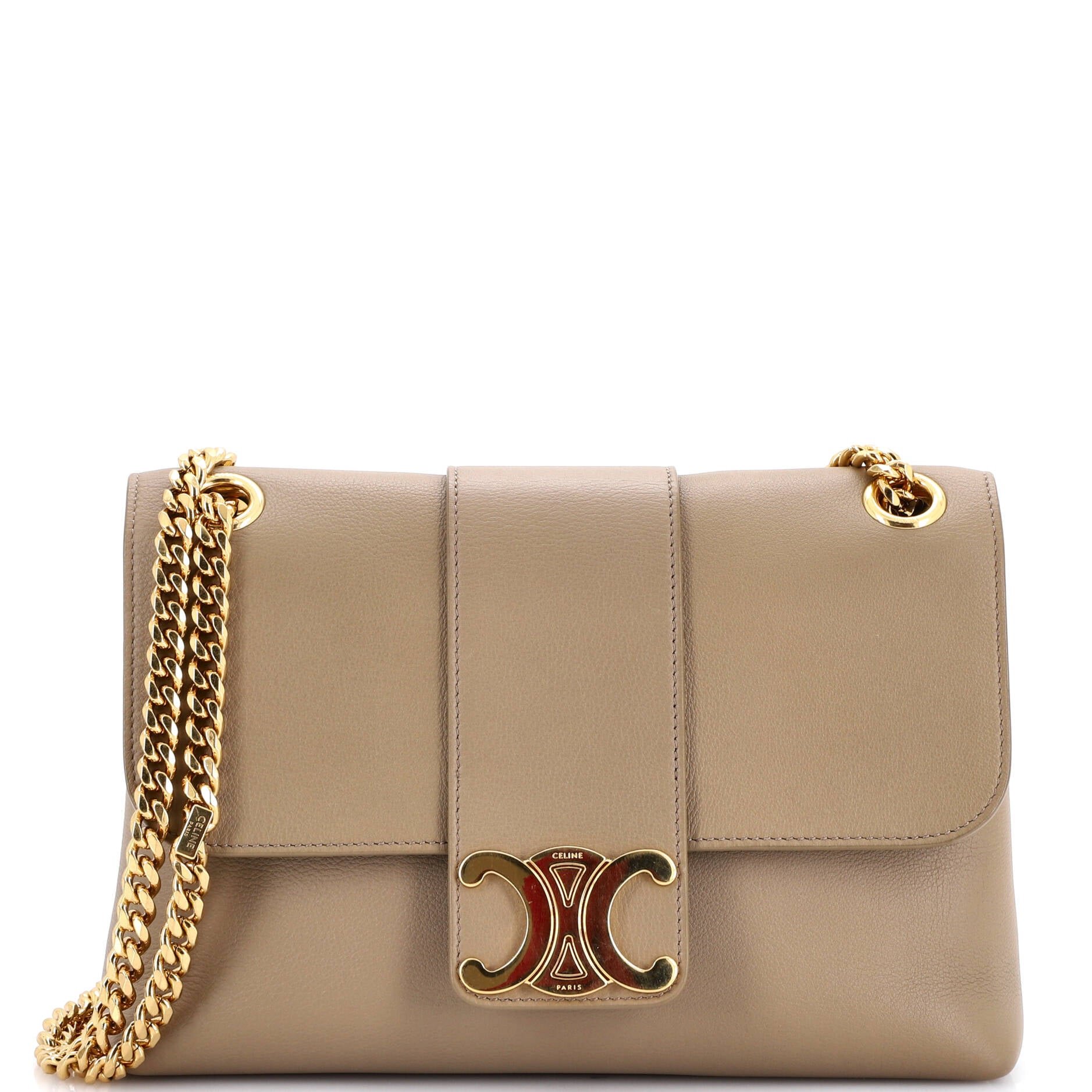 Victoire Flap Shoulder Bag Leather Teen
