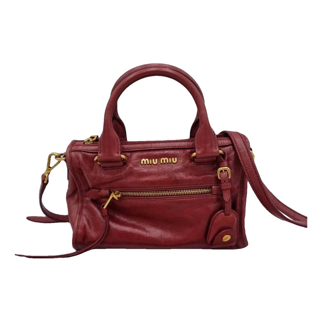 Leather crossbody bag