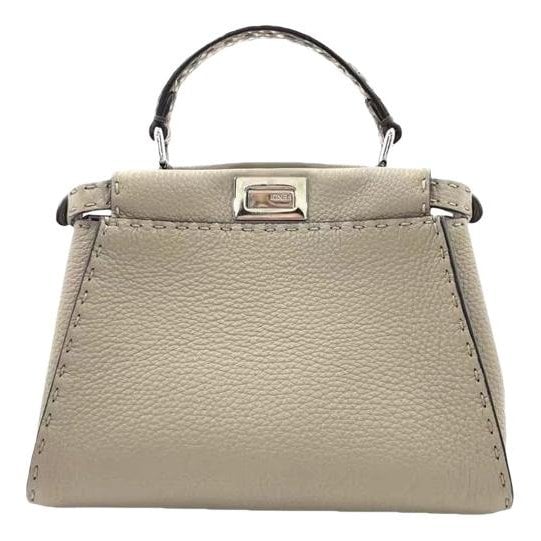 Peekaboo leather handbag