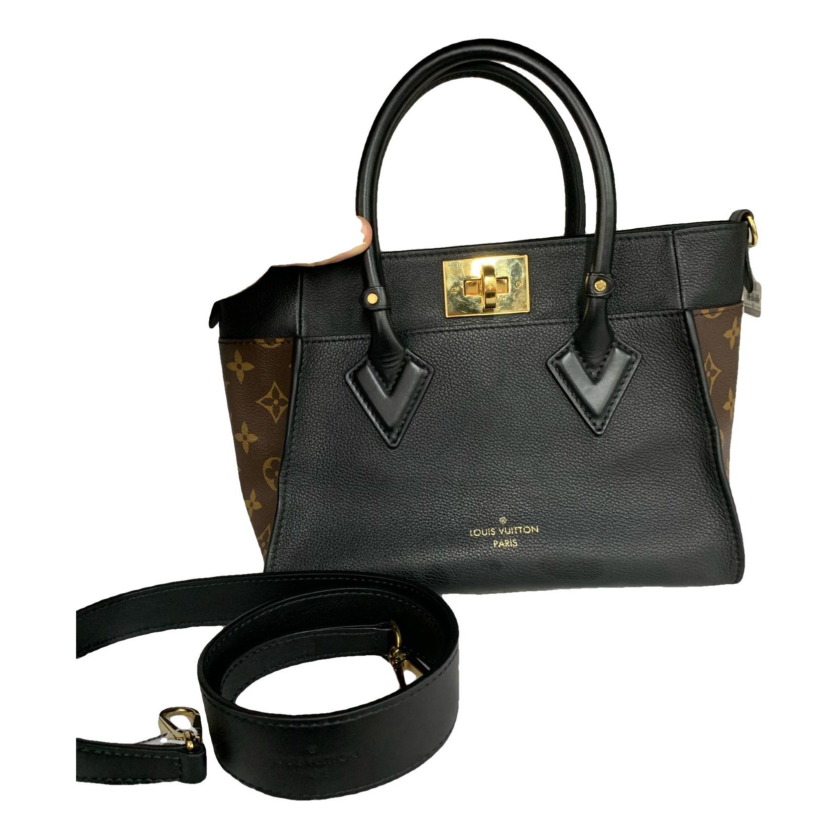 On My Side leather handbag