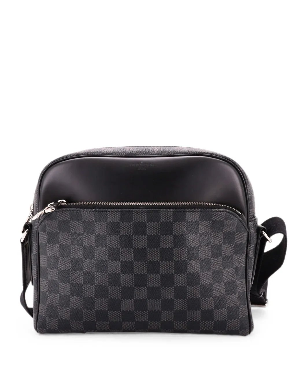 Dayton Reporter Bag Damier Graphite PM crossbody bag