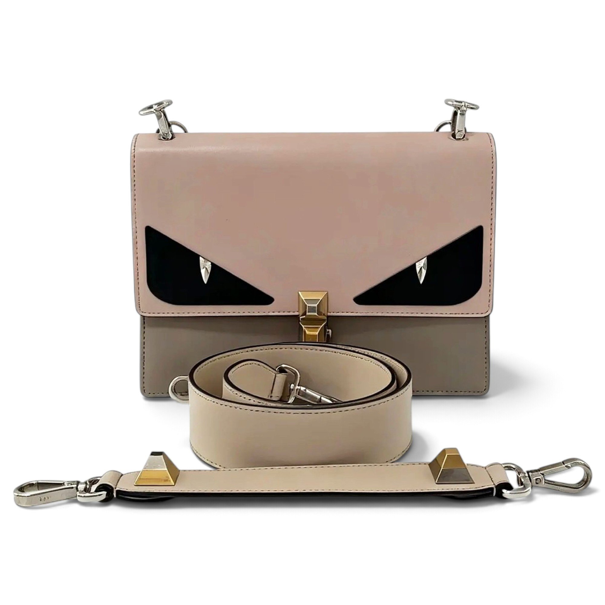 Kan I Logo leather handbag