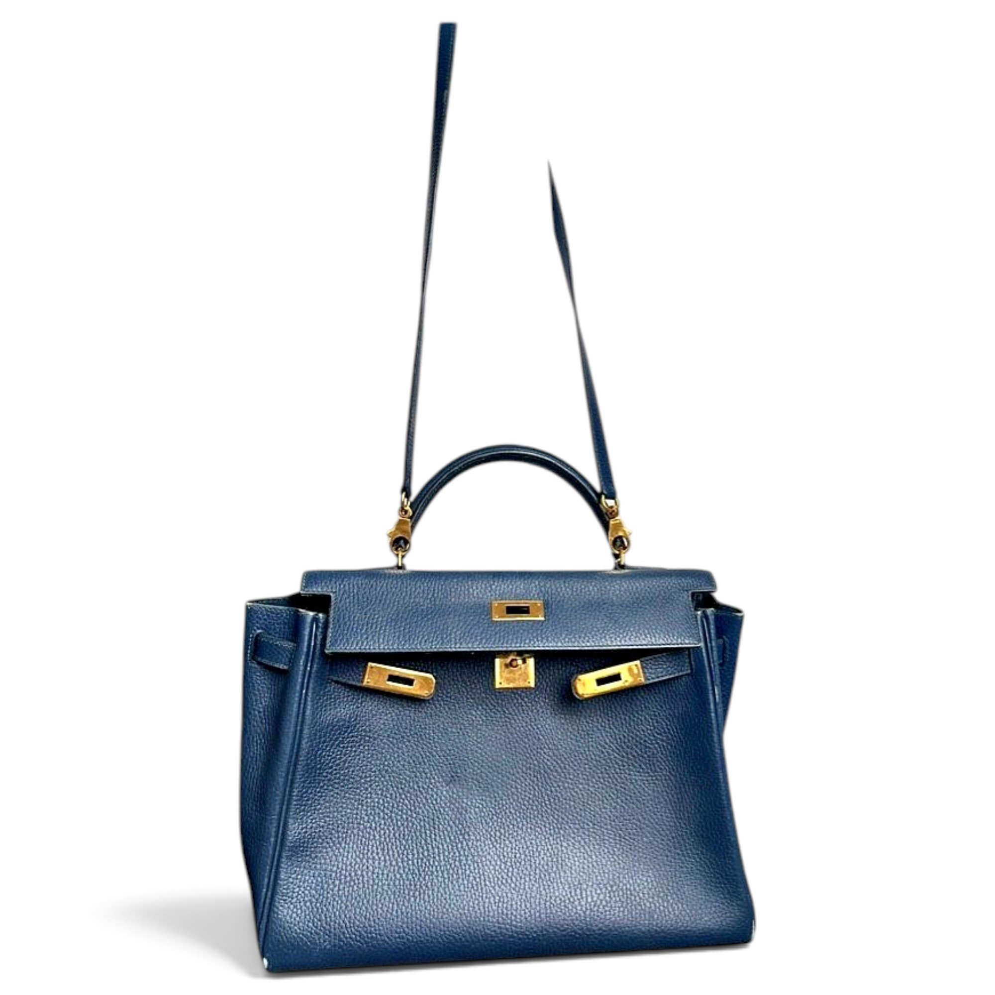 Kelly 32 leather handbag