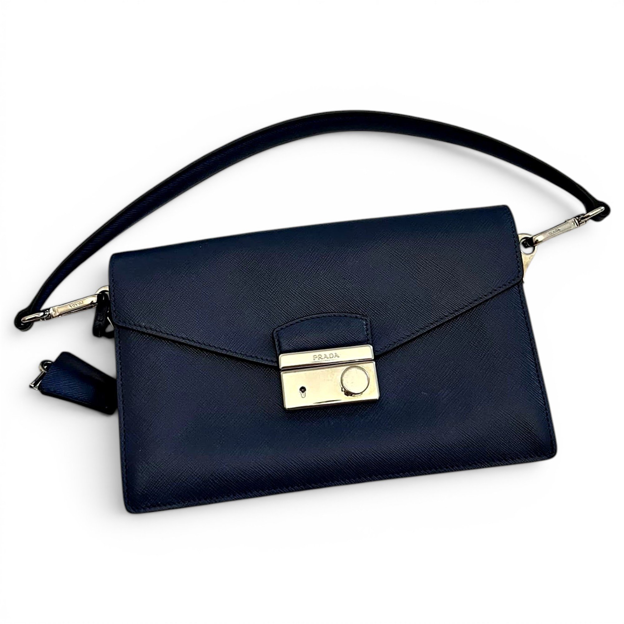 Cahier leather handbag