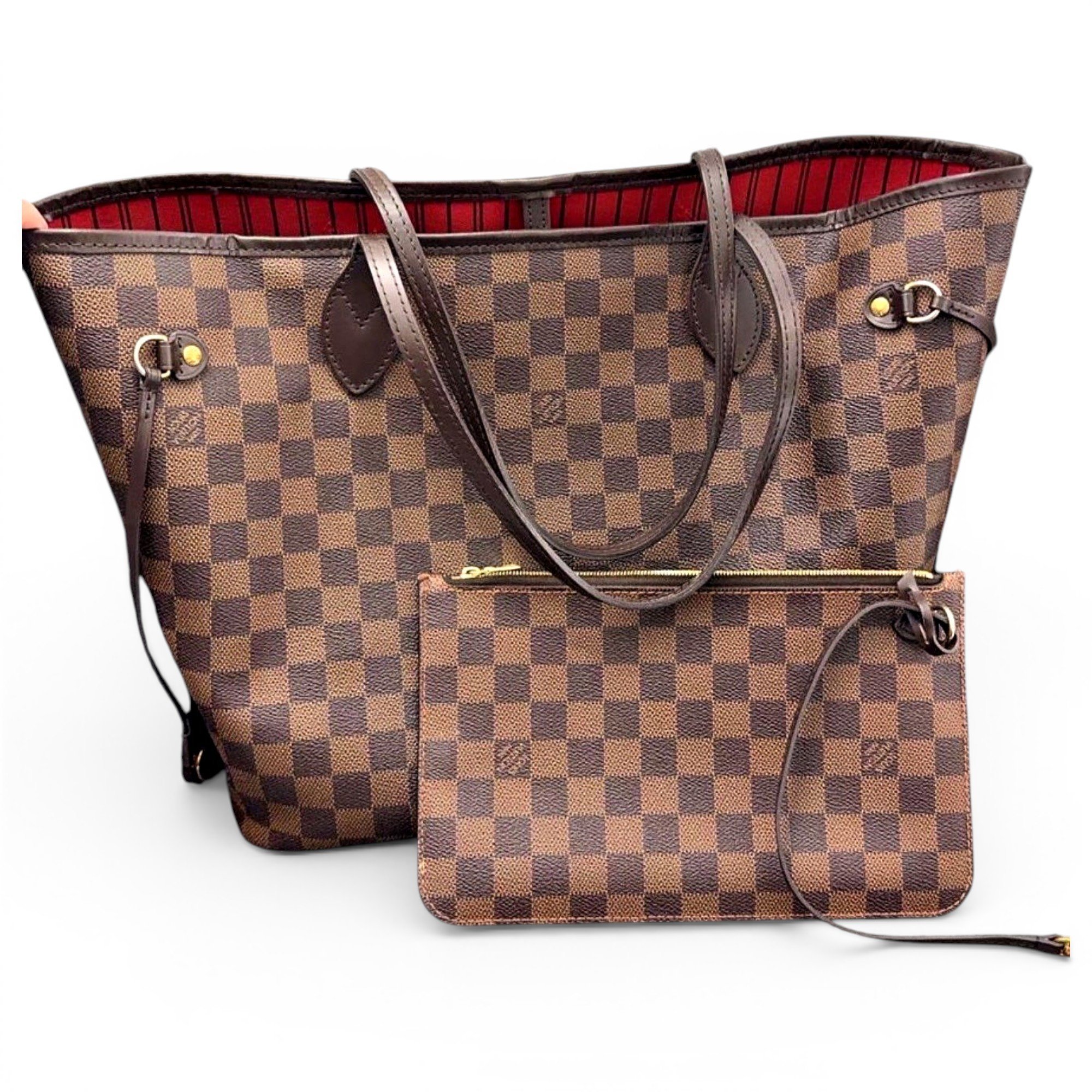 Neverfull leather tote