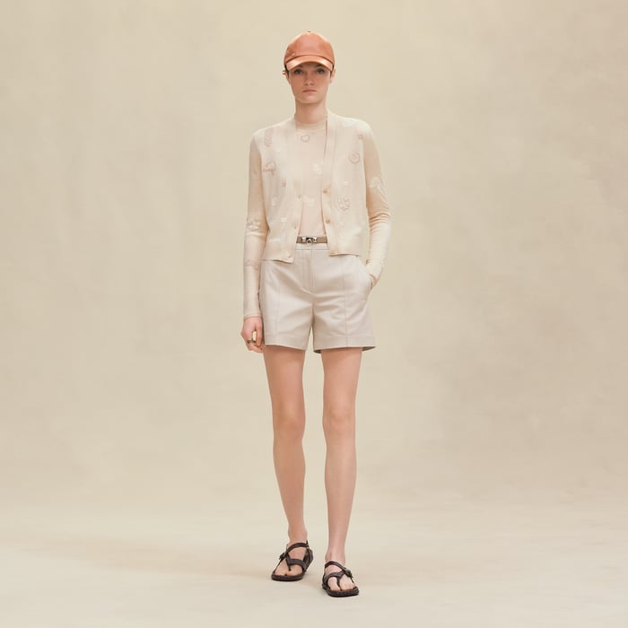 Blanc Cygne "Candy Libris Bandana" Light Long-sleeve Cardigan