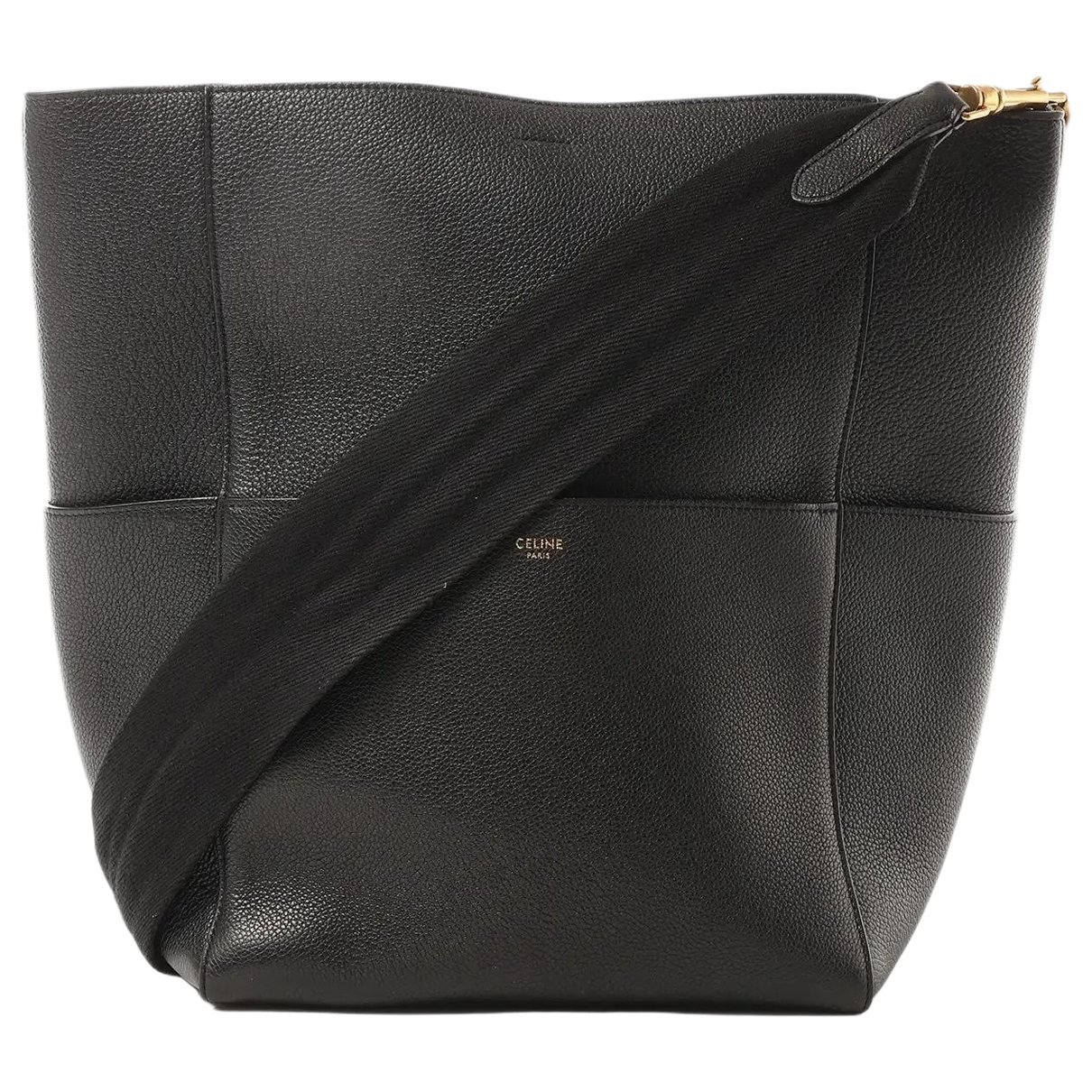 Seau Sangle leather handbag