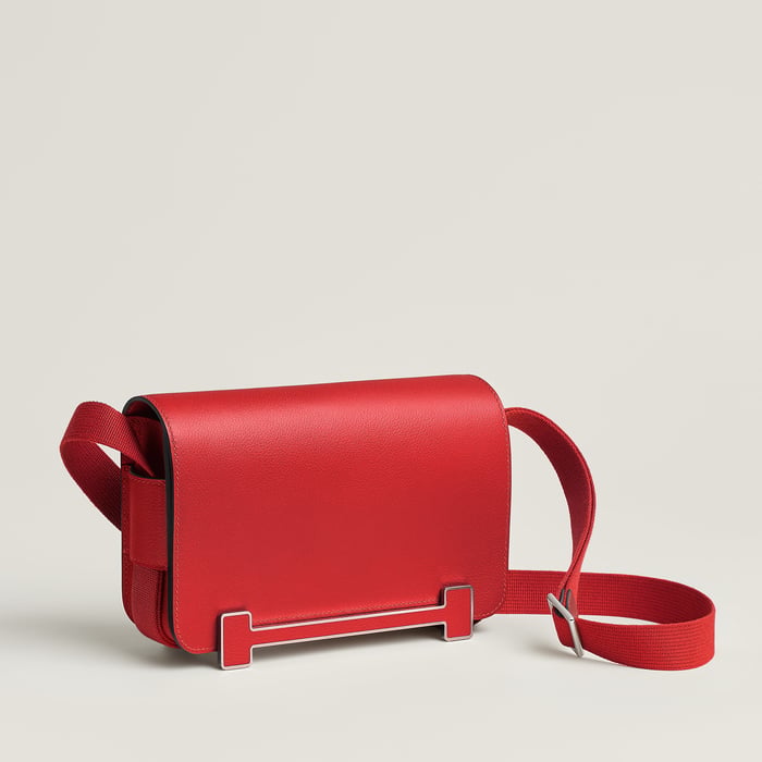 Rouge Radieux Hermès Geta Slim Bag