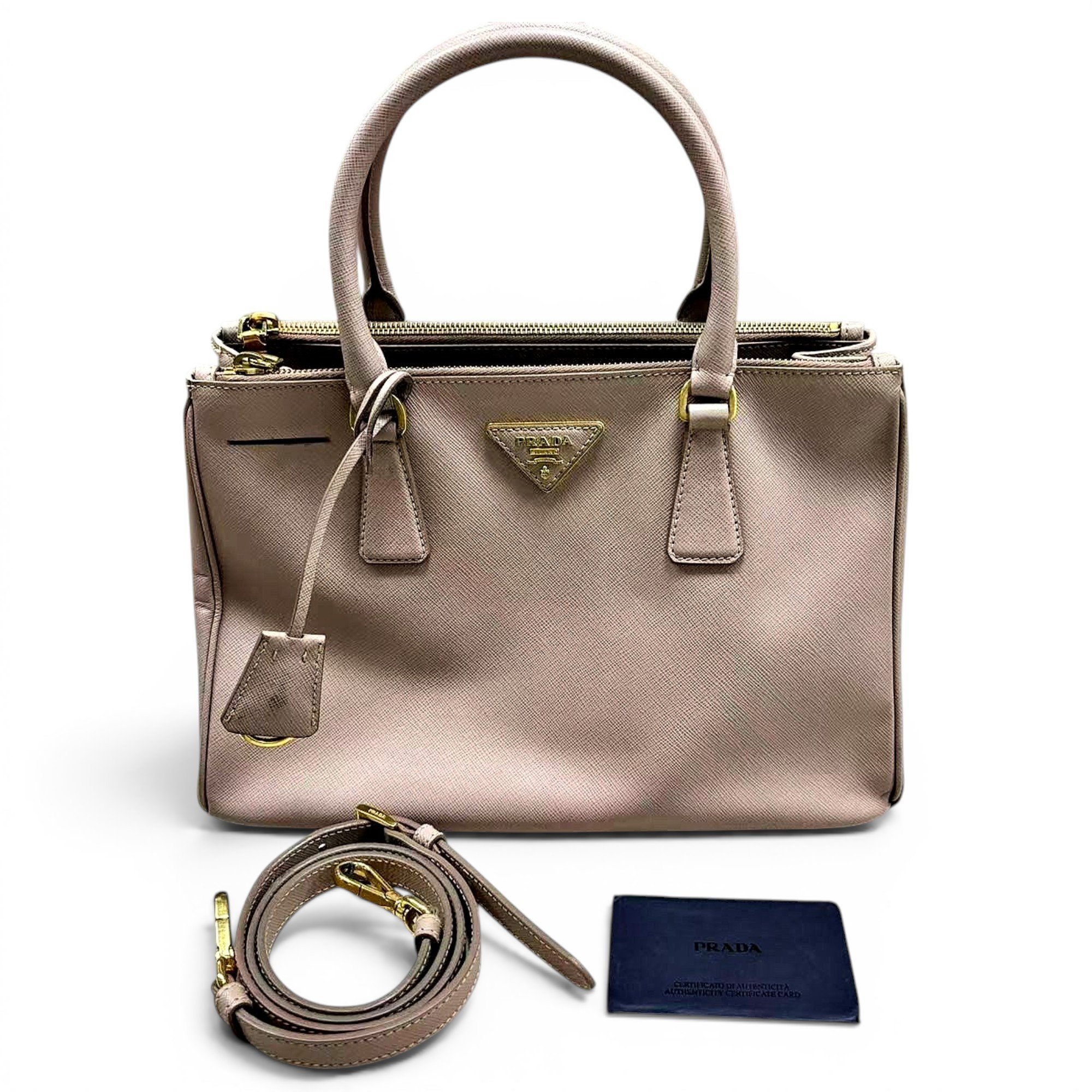 Galleria leather handbag