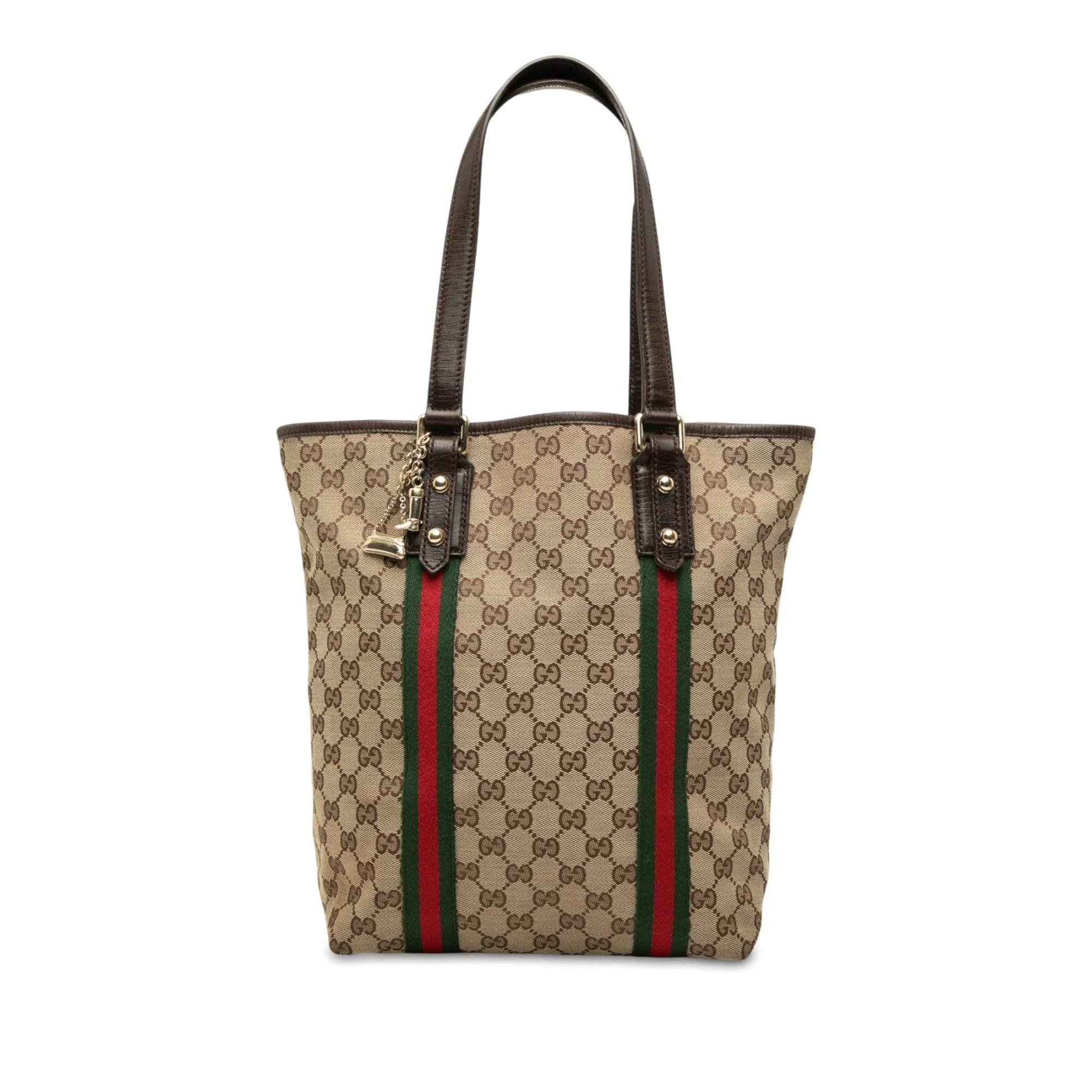Gucci B leather tote