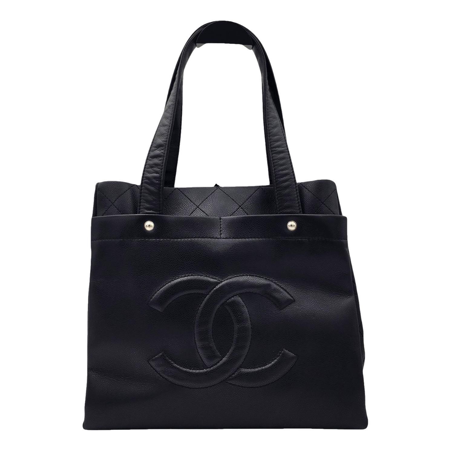 Executive leather tote