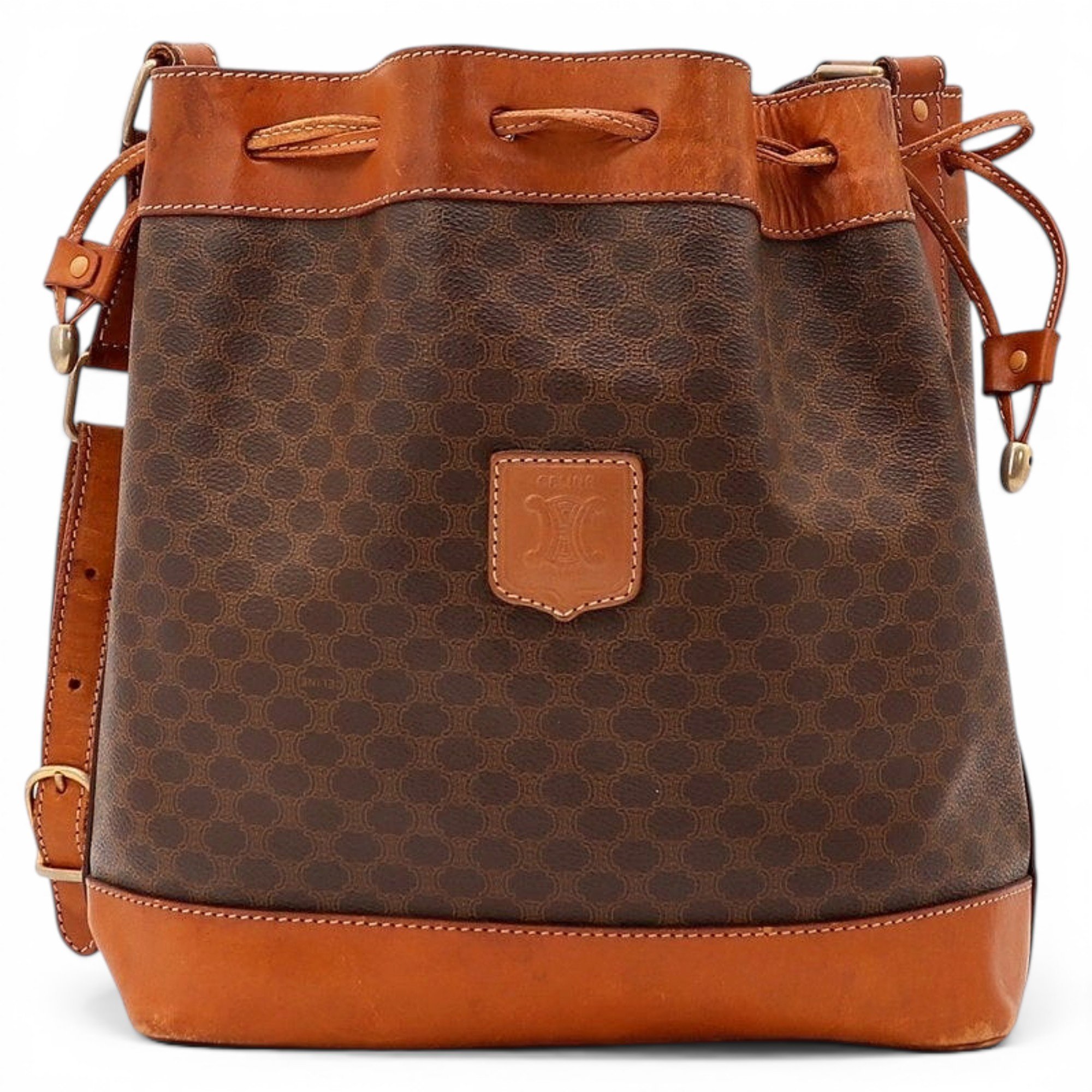 Triomphe leather handbag