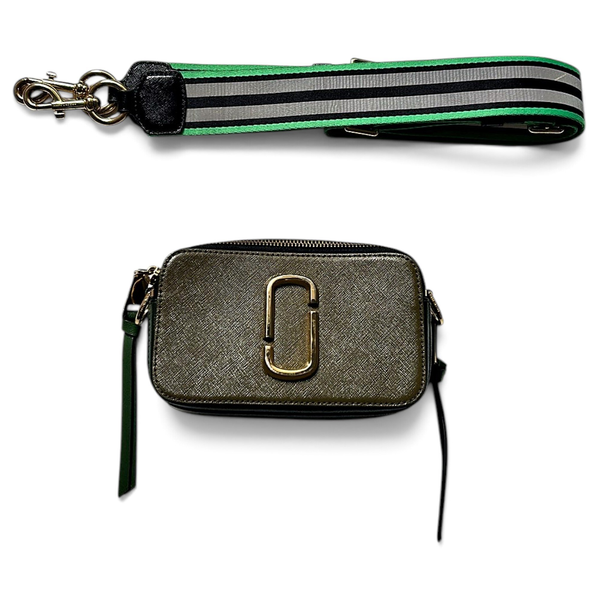 Snapshot leather crossbody bag
