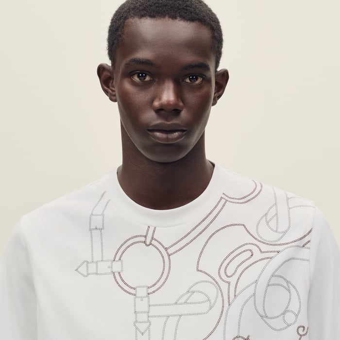 Blanc "Eperon d'Or" T-shirt