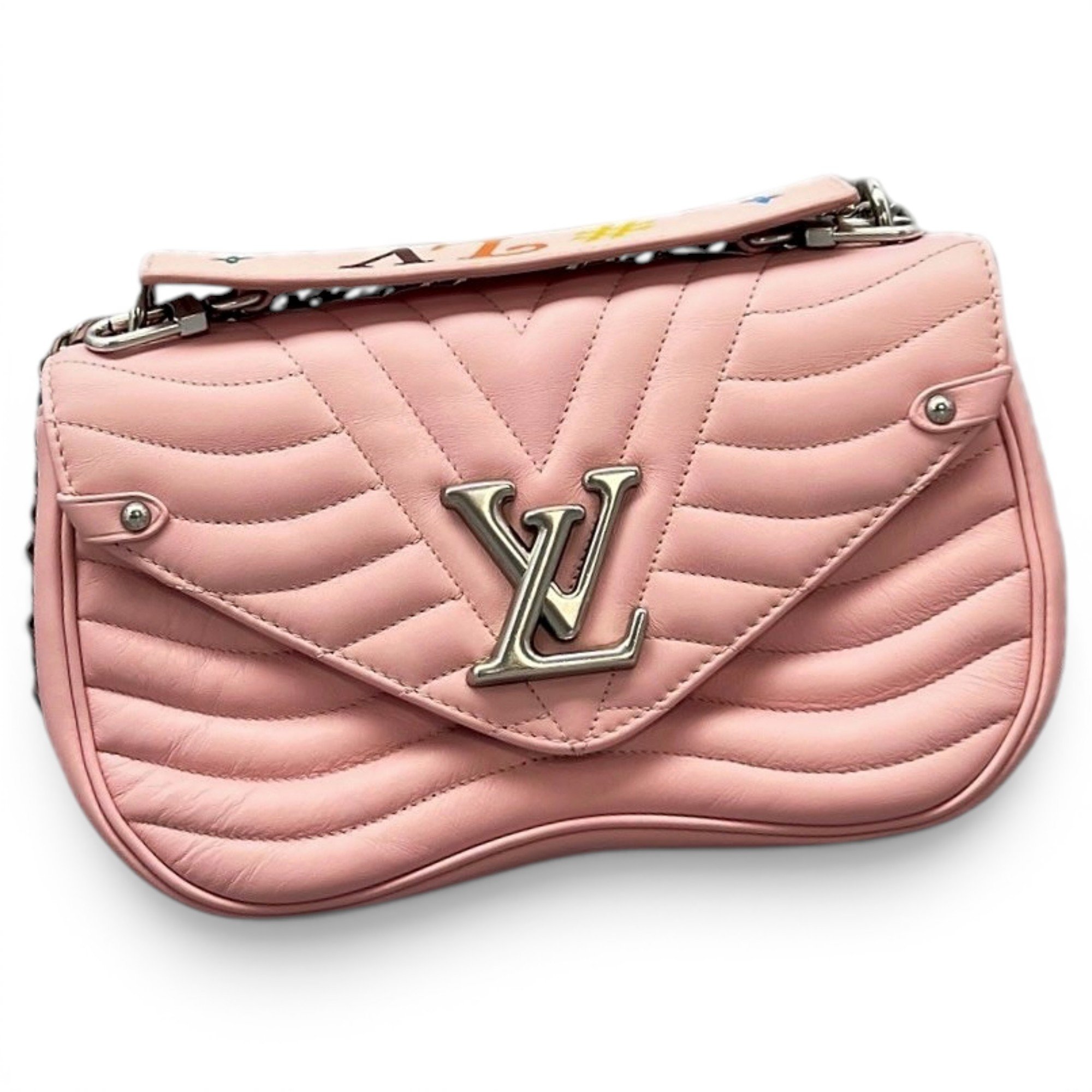 New Wave leather handbag