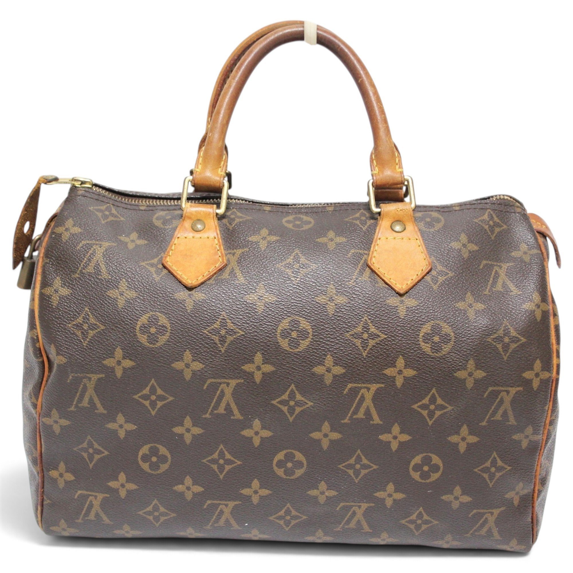 Speedy leather handbag