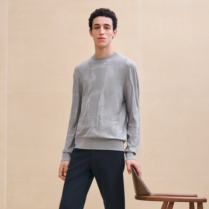 Silex "Jeu De Points Harnais" Crewneck Sweater