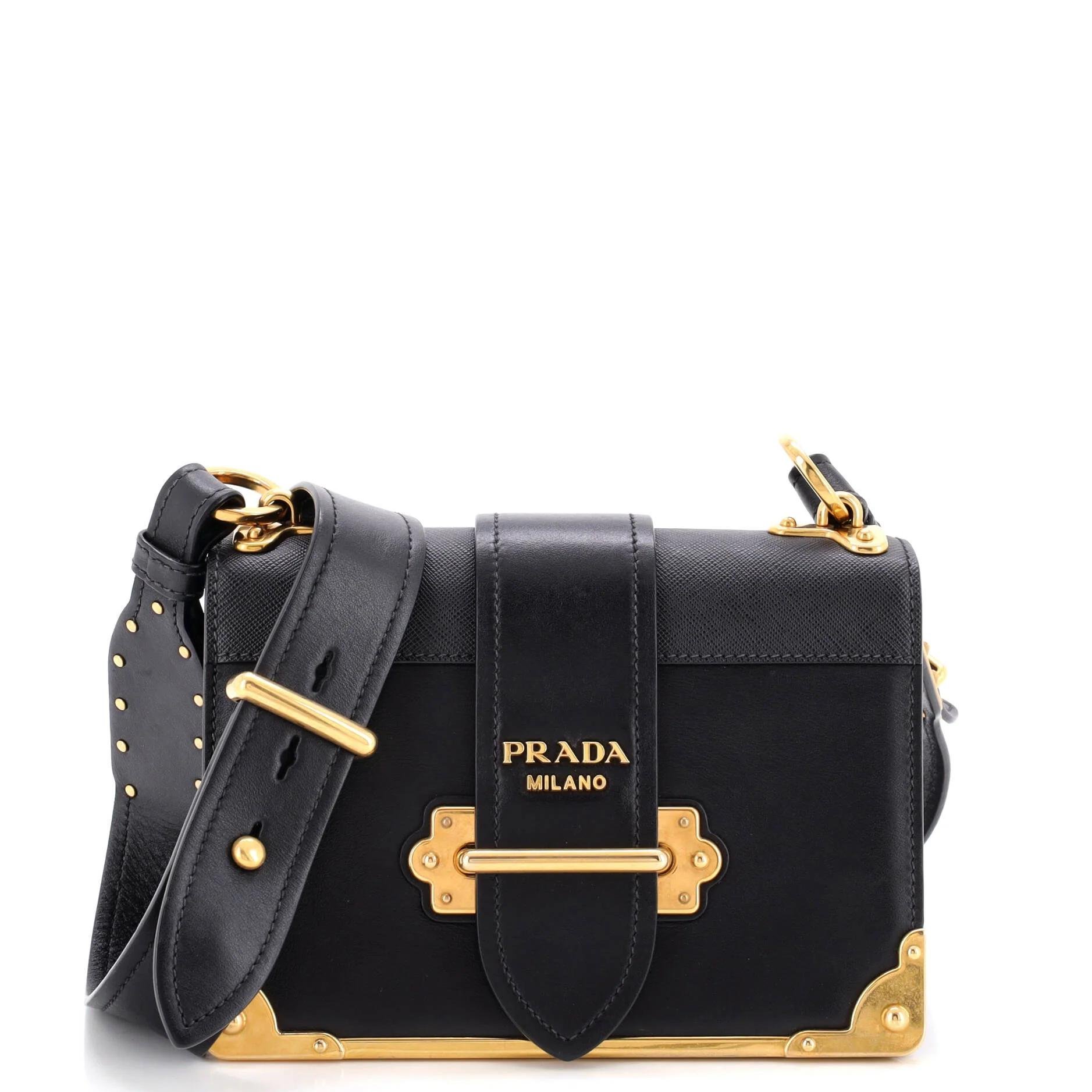 Cahier leather crossbody bag