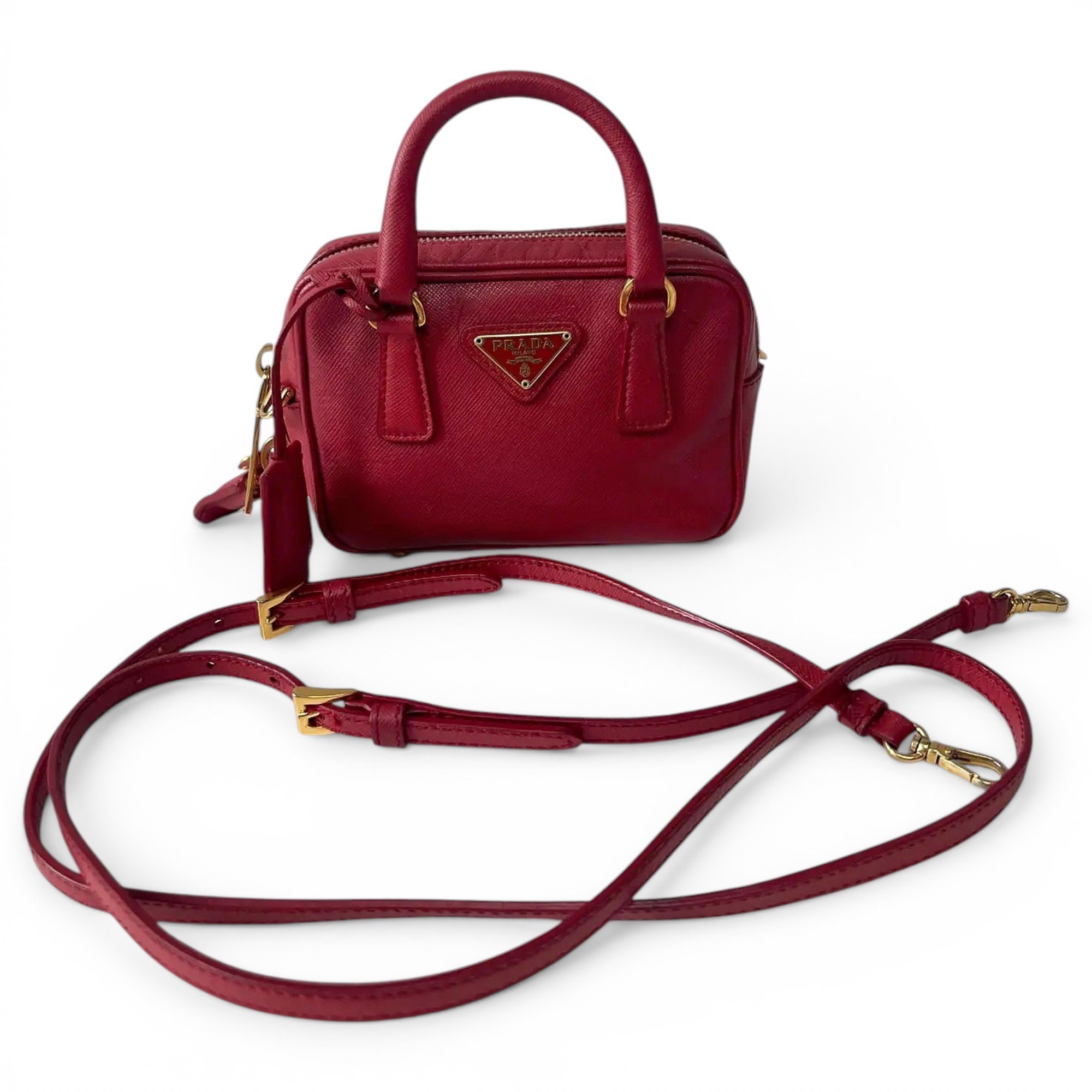 Leather handbag