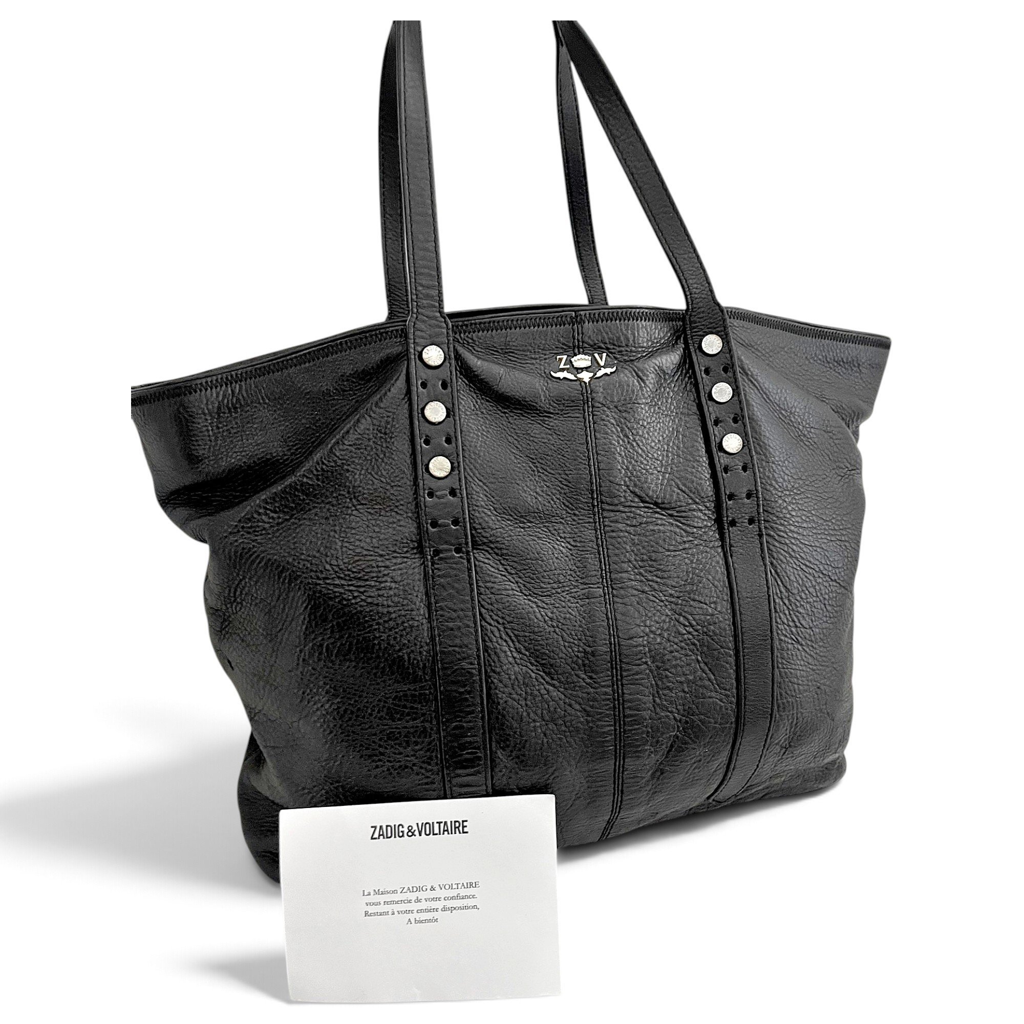 Rock leather crossbody bag