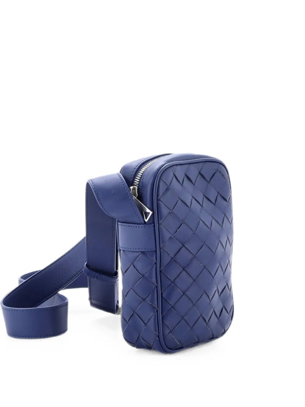 Zipped Phone Intrecciato Nappa crossbody bag