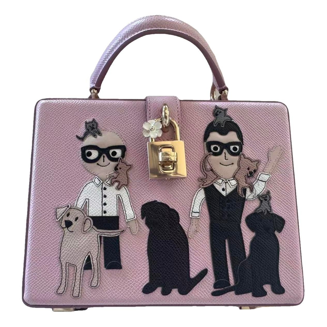 Dolce Box leather crossbody bag
