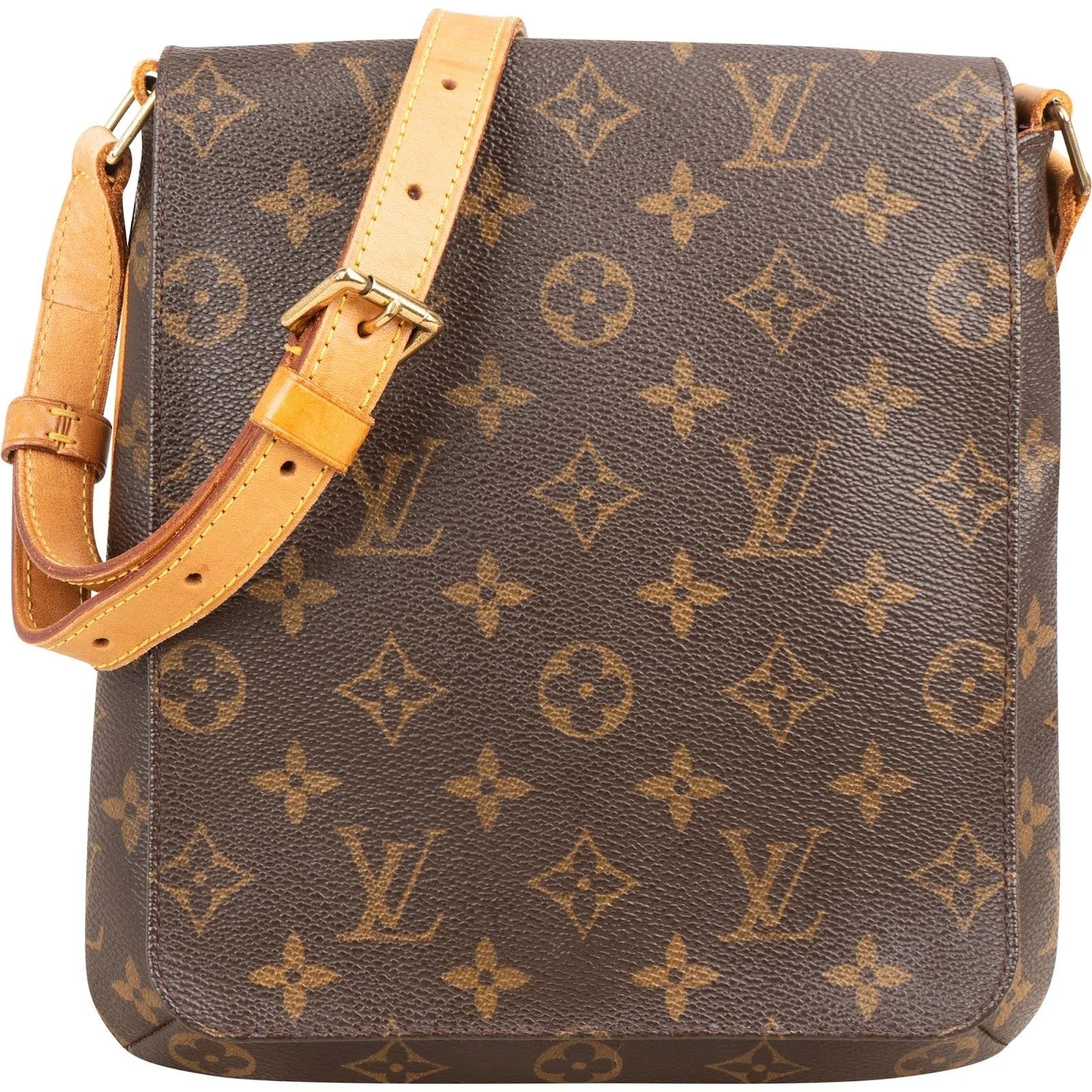 Musette leather crossbody bag
