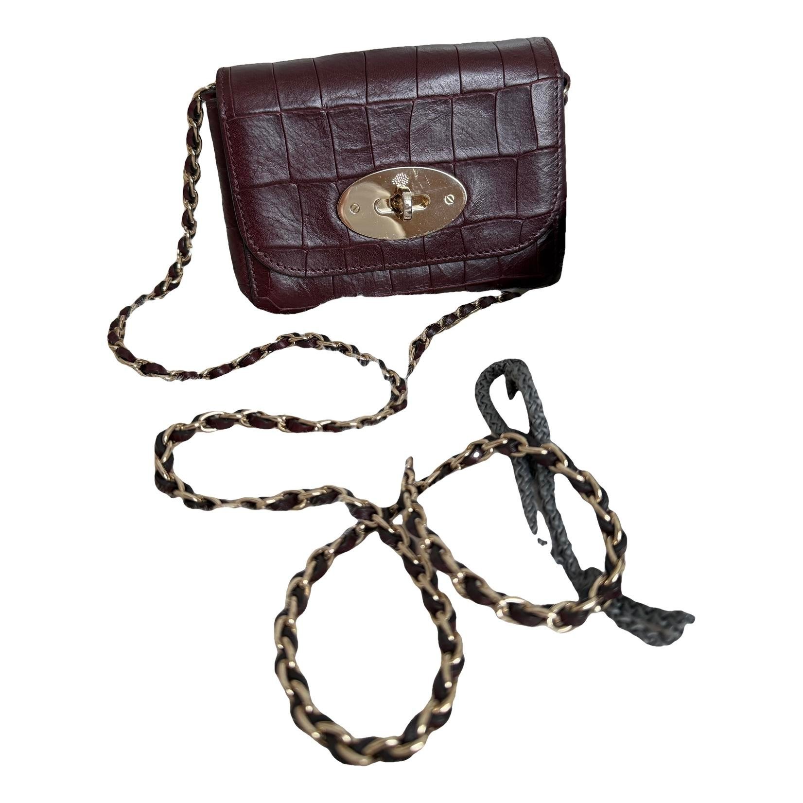 Lily leather crossbody bag