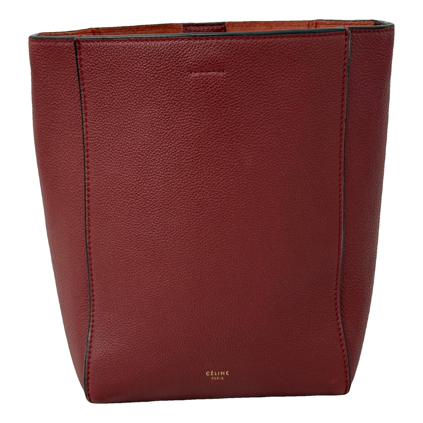 Seau Sangle leather handbag