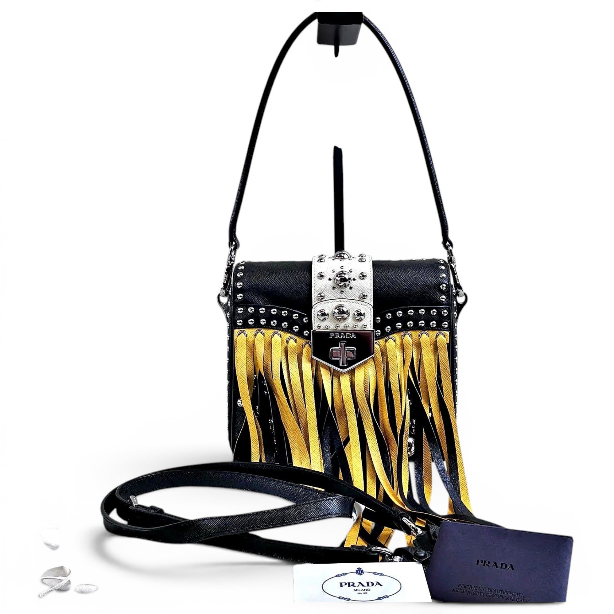 Elektra leather crossbody bag