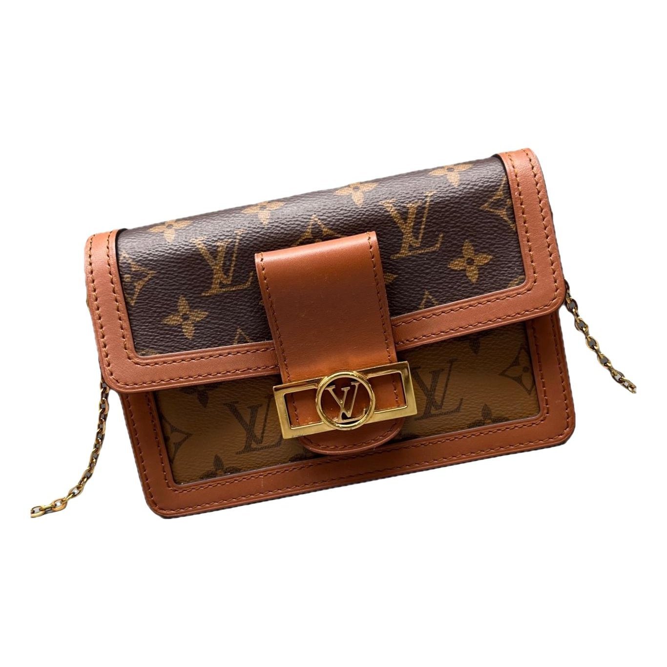 Dauphine leather handbag