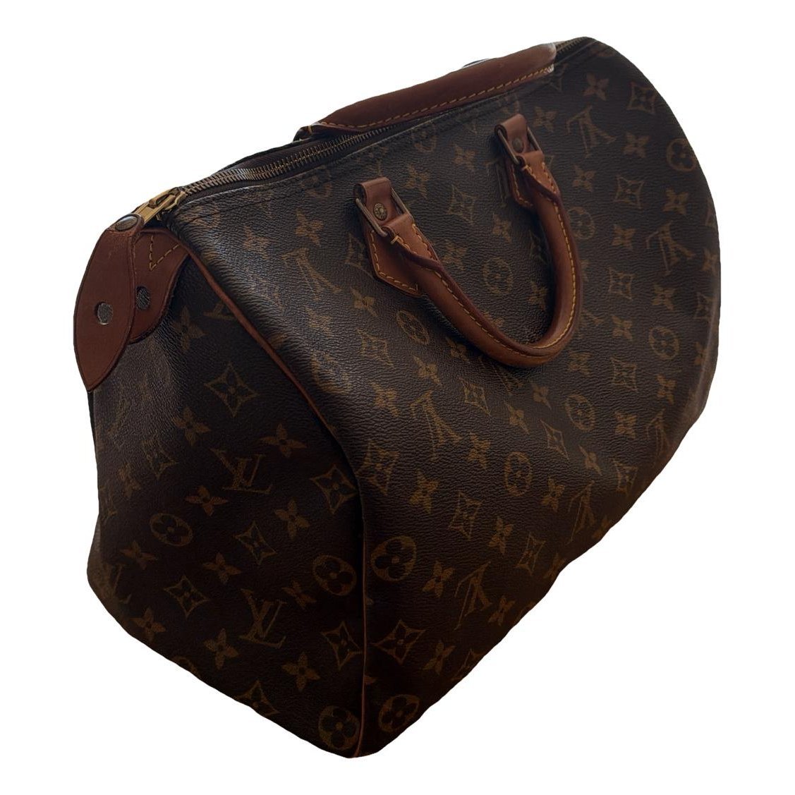 Speedy leather handbag