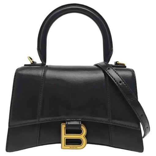 Balenciaga Hourglass leather handbag