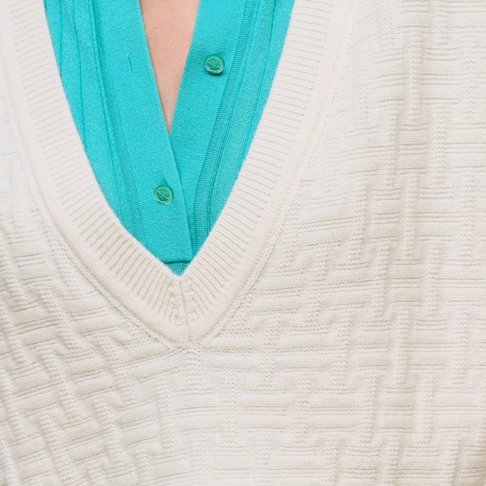 Blanc Naturel "H Voyage" Long-sleeve Sweater