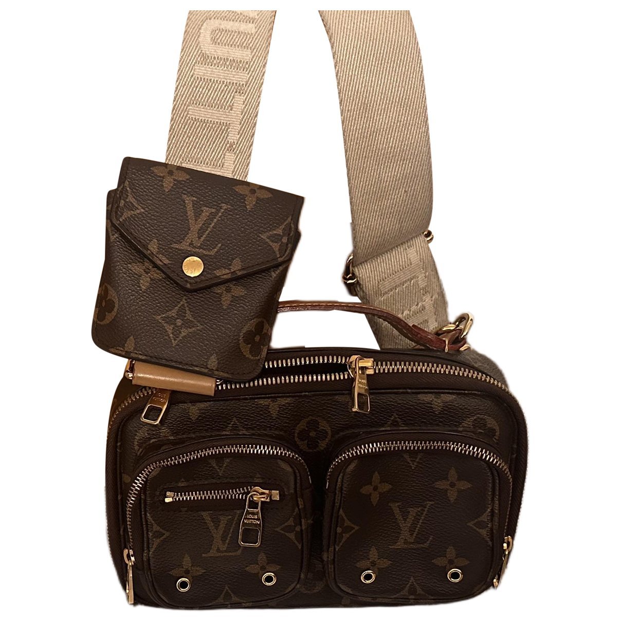 Croisé Utility leather crossbody bag