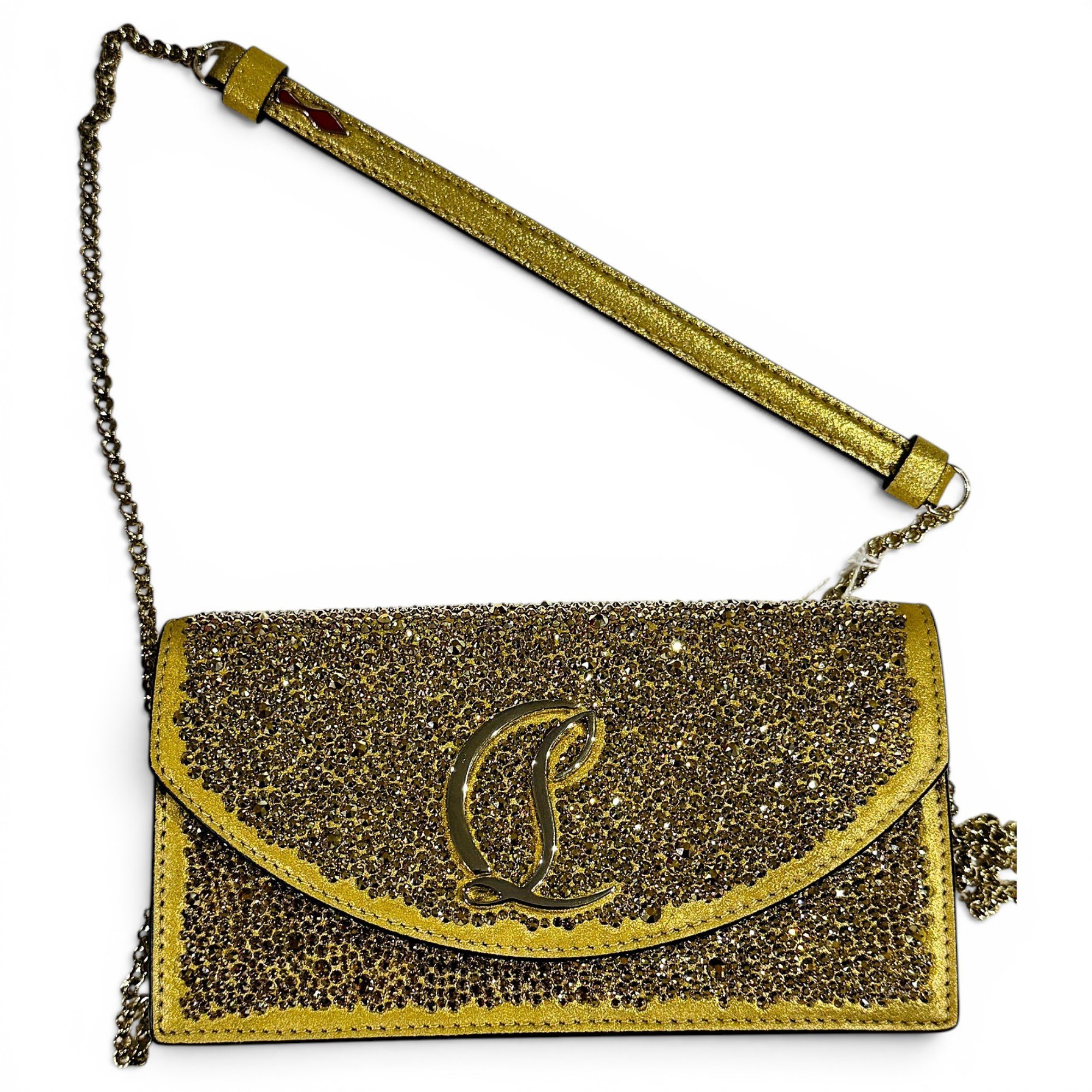 Glitter clutch bag