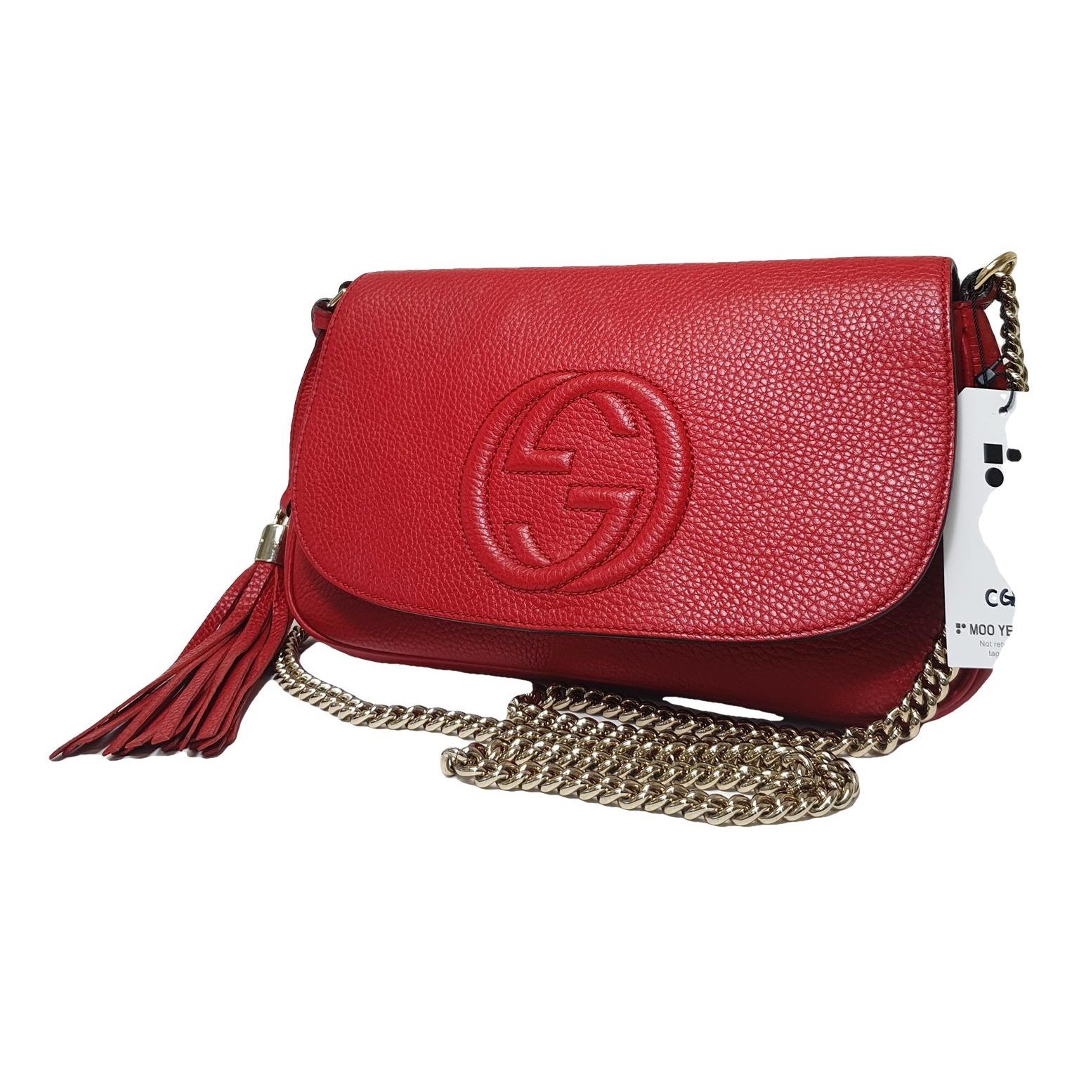 Leather handbag