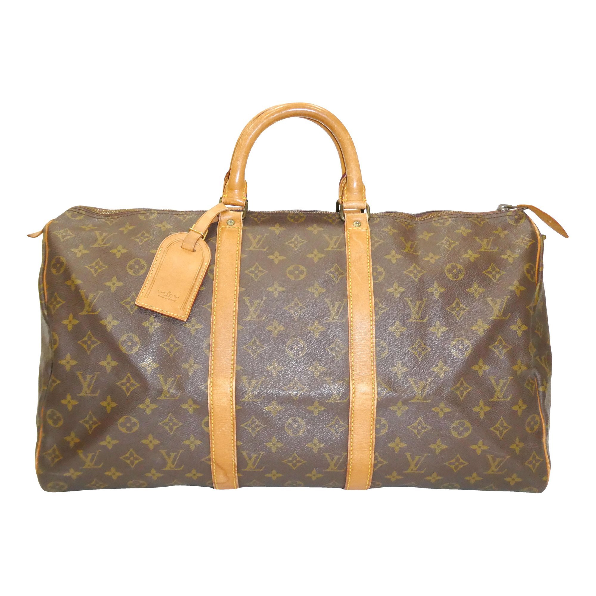 Keepall leather 48h bag