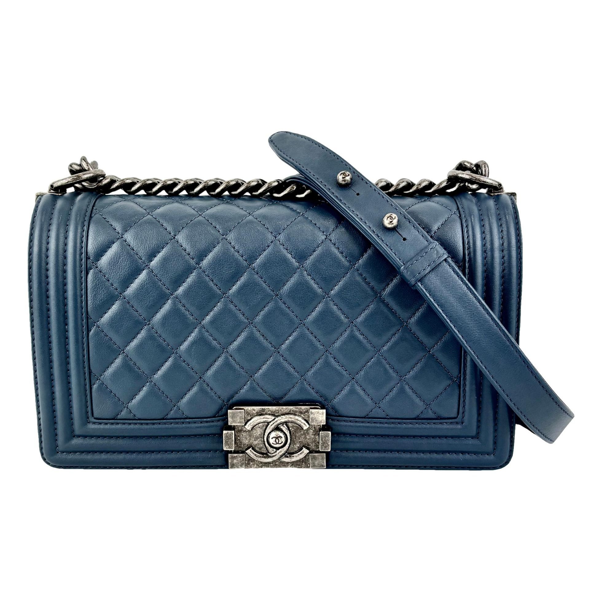Boy leather crossbody bag