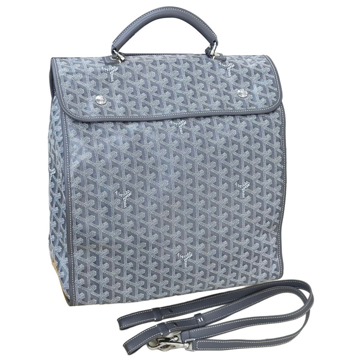Leather backpack