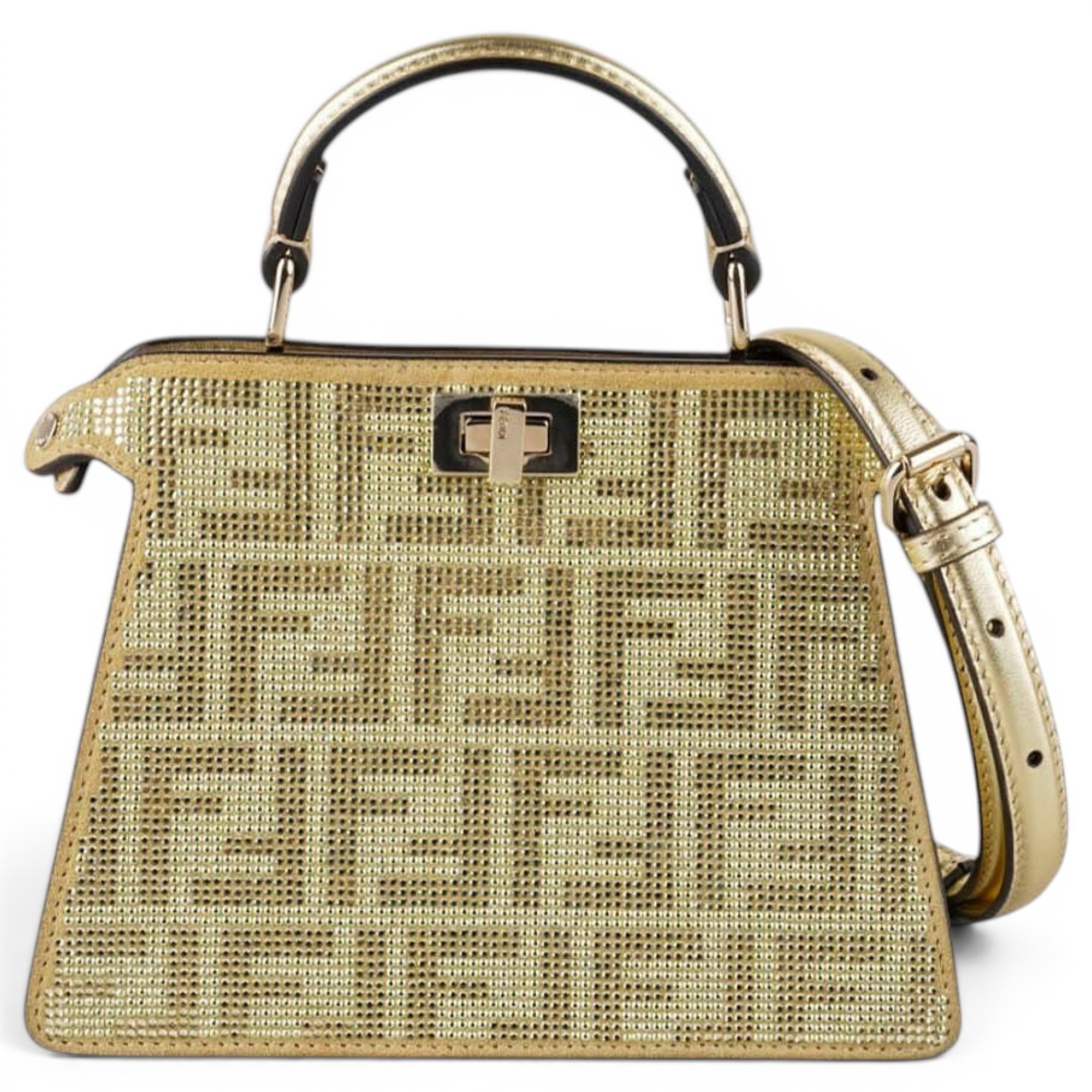 Peekaboo leather crossbody bag
